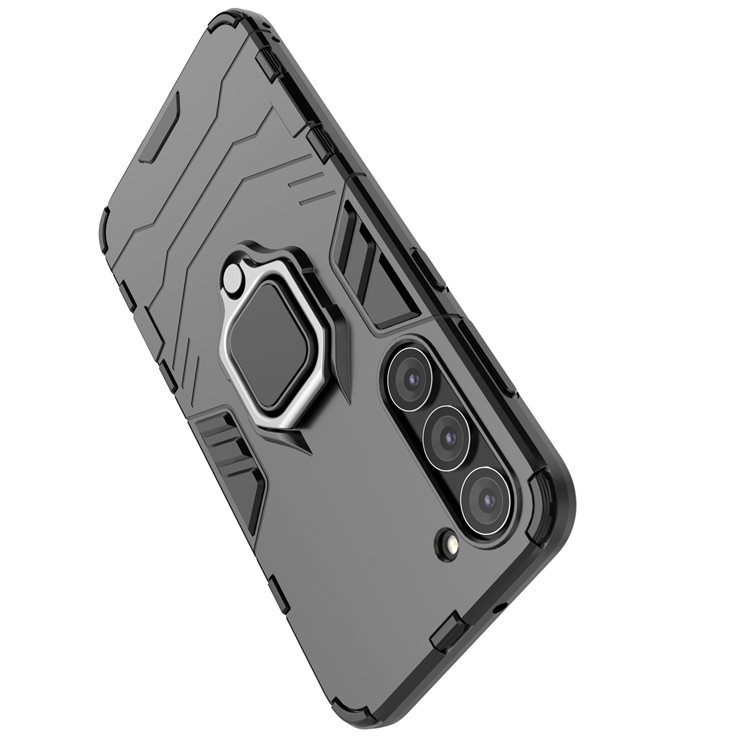 OEM Mobilskal till Galaxy S23 Plus Ring Armor Magnetic Hållare - Svart