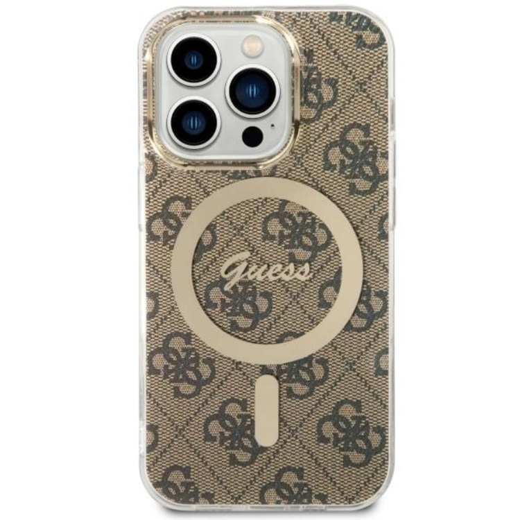 Guess Guess Mobilskal till iPhone 14 Pro MagSafe - Brun