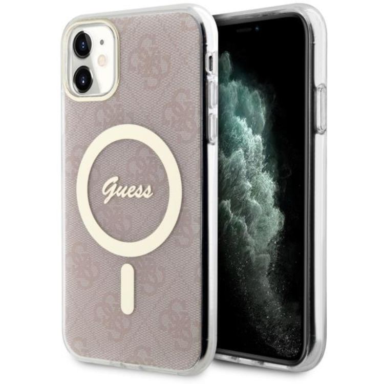 Guess Guess Mobilskal till iPhone 11 MagSafe - Rosa