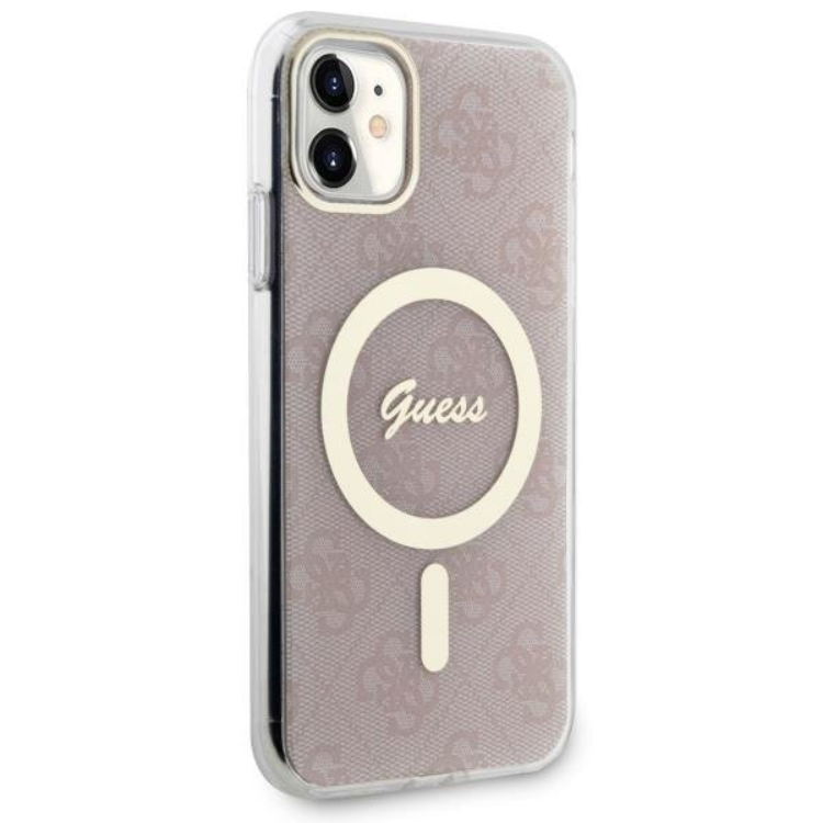 Guess Guess Mobilskal till iPhone 11 MagSafe - Rosa