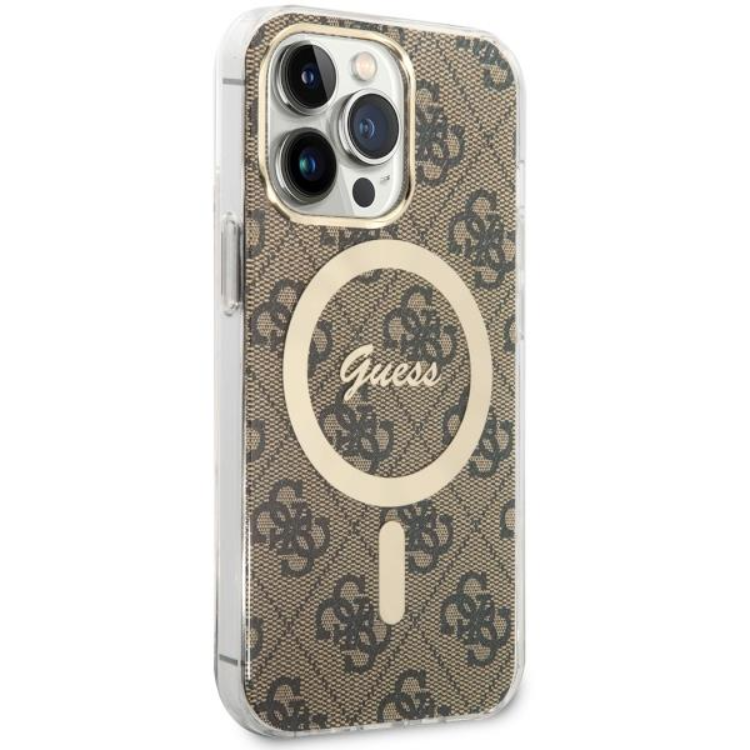Guess Guess Mobilskal till iPhone 13 Pro MagSafe - Brun
