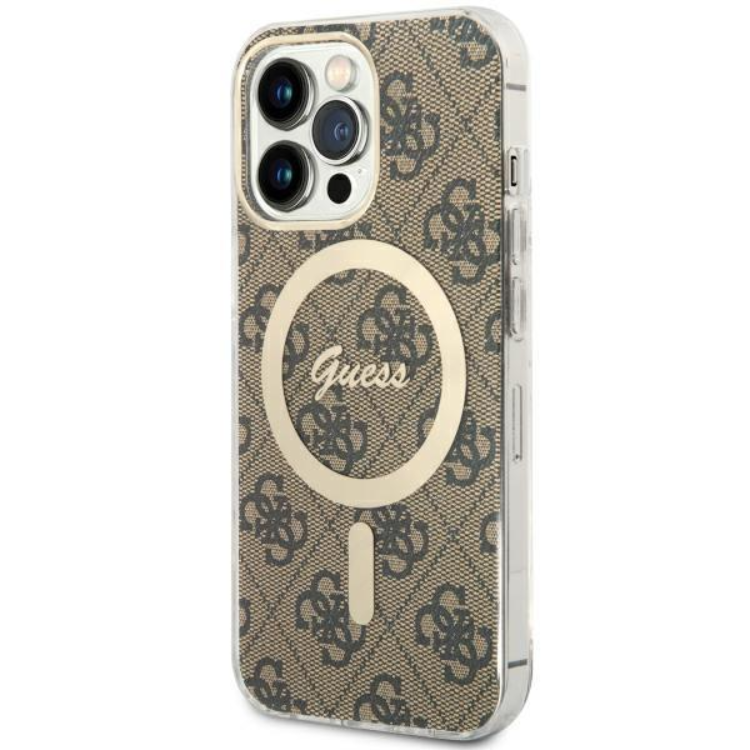 Guess Guess Mobilskal till iPhone 13 Pro MagSafe - Brun