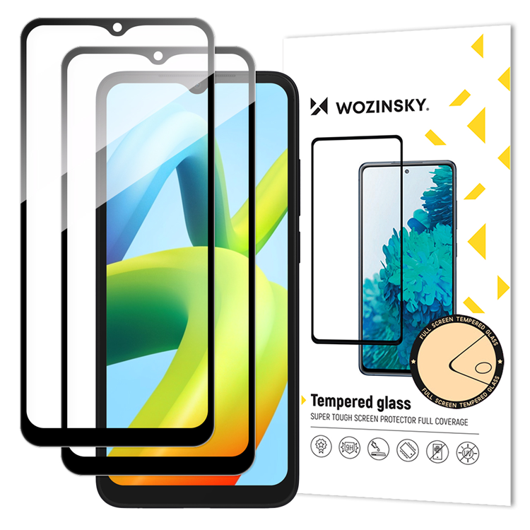 Wozinsky 2x Wozinsky Xiaomi Redmi A2/A1 Härdat Glas Skärmskydd Glue