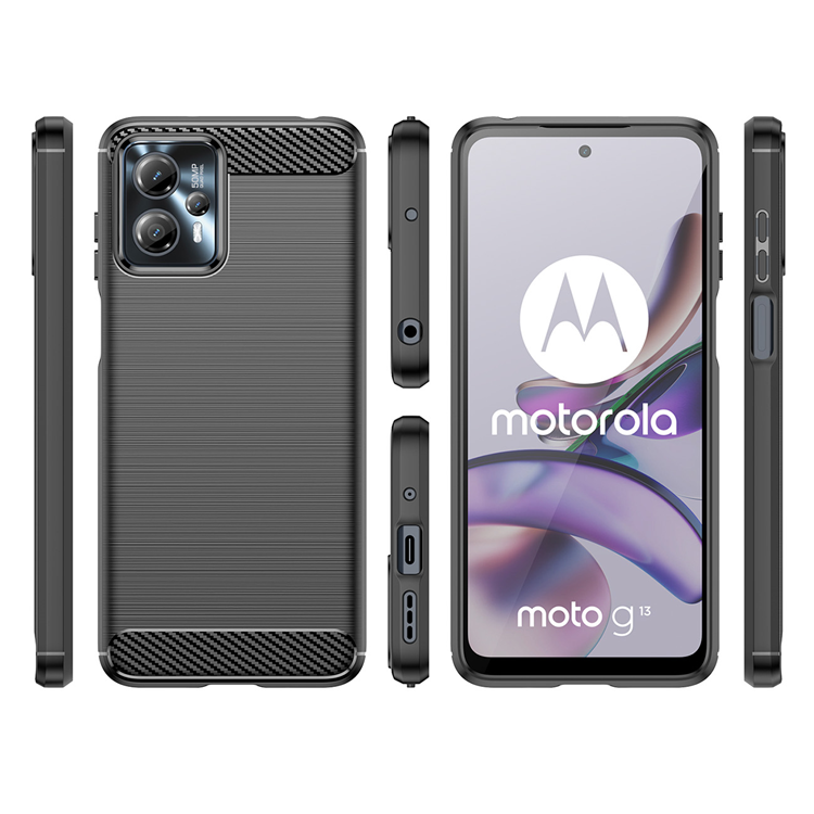 OEM Mobilskal till Motorola Moto G13 Carbon - Svart