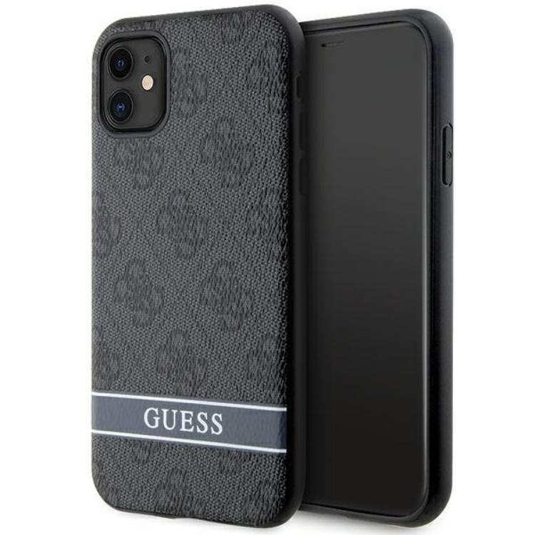 Guess Guess Mobilskal till iPhone 11/XR Stripe - Grå