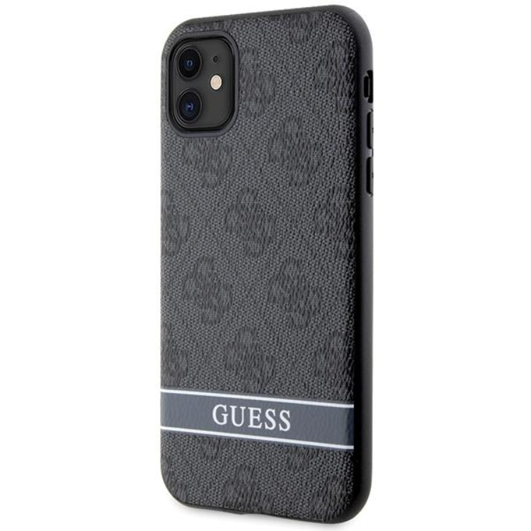 Guess Guess Mobilskal till iPhone 11/XR Stripe - Grå