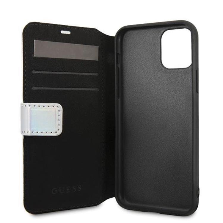 Guess Guess Iridescent Fodral iPhone 11 Pro - Silver