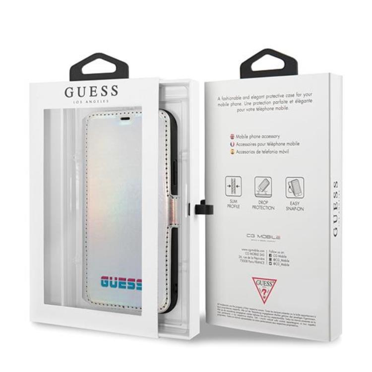 Guess Guess Iridescent Fodral iPhone 11 Pro - Silver