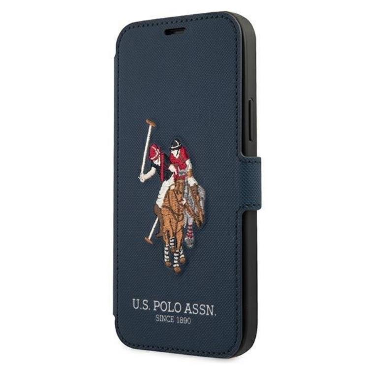 US Polo US Polo Embroidery Collection Fodral iPhone 12 Pro Max - Marinblå
