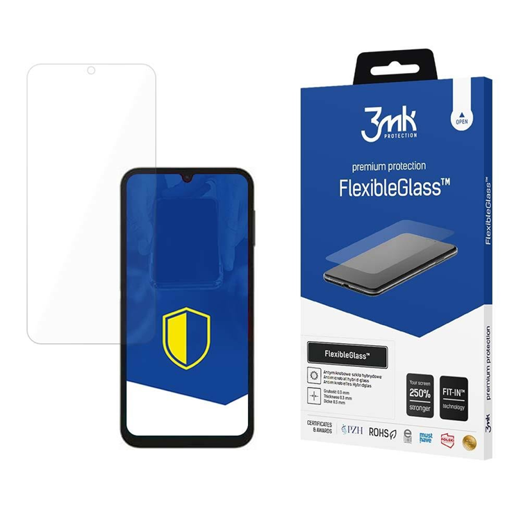 3MK 3MK Galaxy A24 4G Hybrid Okrossbart Glas FlexibleGlass