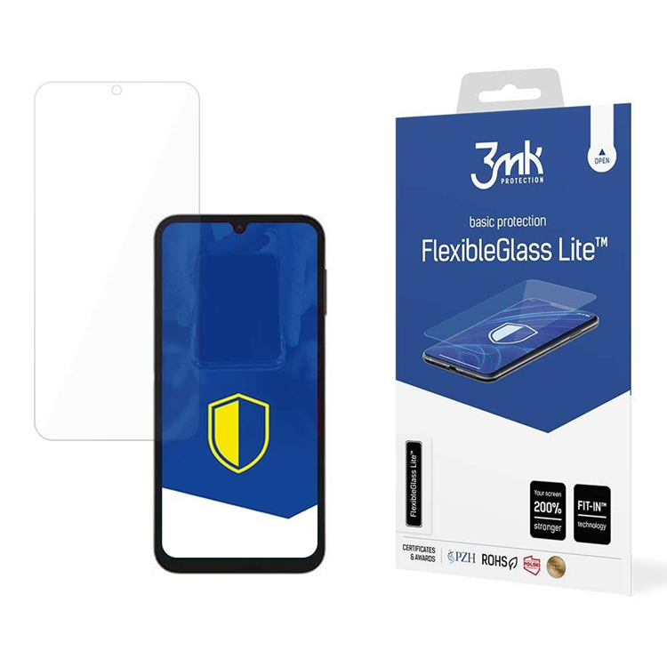 3MK 3MK Galaxy A24 4G Hybrid Okrossbart Glas FlexibleGlass Lite