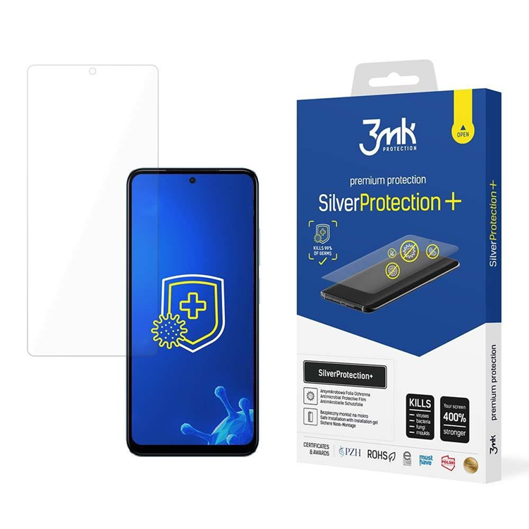 3MK 3MK Xiaomi Redmi Note 12S Plastfilm skärmskydd Silver Protection+