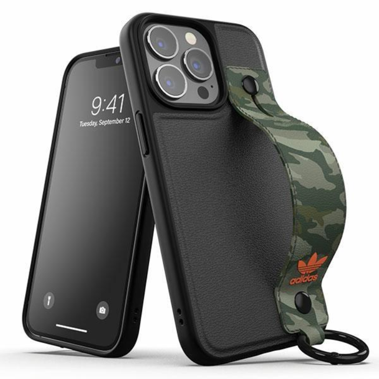 Adidas Adidas Mobilskal till iPhone 13 Pro OR Hand Strap - Svart/Grön