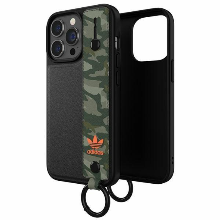 Adidas Adidas Mobilskal till iPhone 13 Pro OR Hand Strap - Svart/Grön