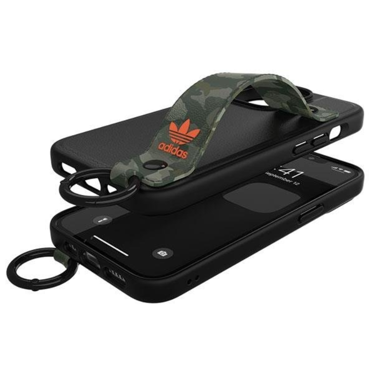 Adidas Adidas Mobilskal till iPhone 13 Pro OR Hand Strap - Svart/Grön