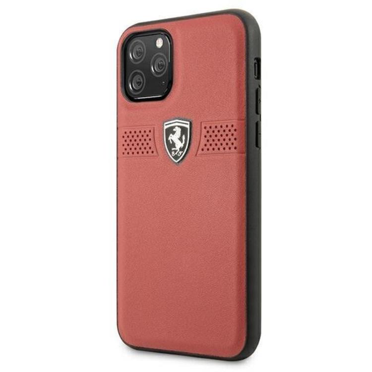 Ferrari Ferrari iPhone 11 Pro Skal Off Track Läder - Röd