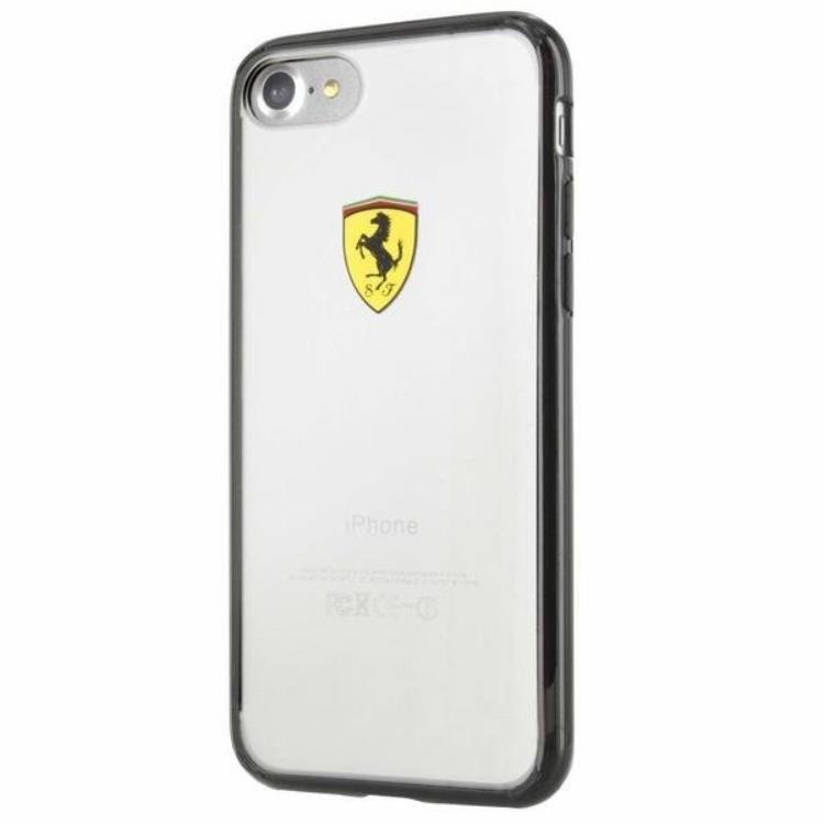 Ferrari Ferrari Racing Shield Skal iPhone 7 / 8 / SE 2020 - Svart / Transparent