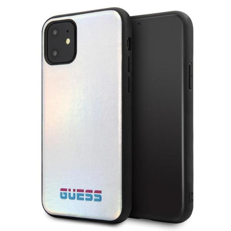 Guess Guess Iridescent Skal iPhone 11 Pro Max - Silver