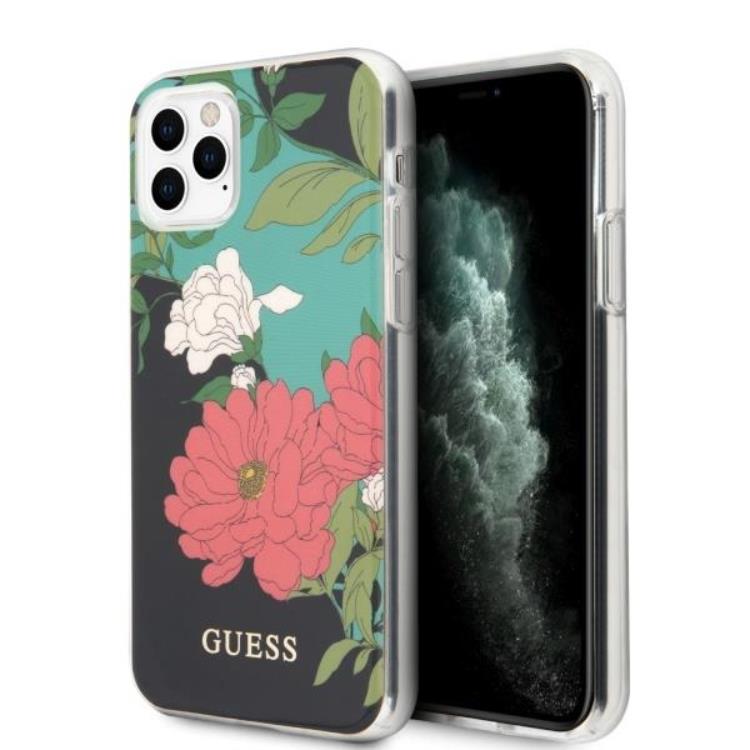 Guess Guess N ° 1 Flower Collection Skal iPhone 11 Pro - Svart