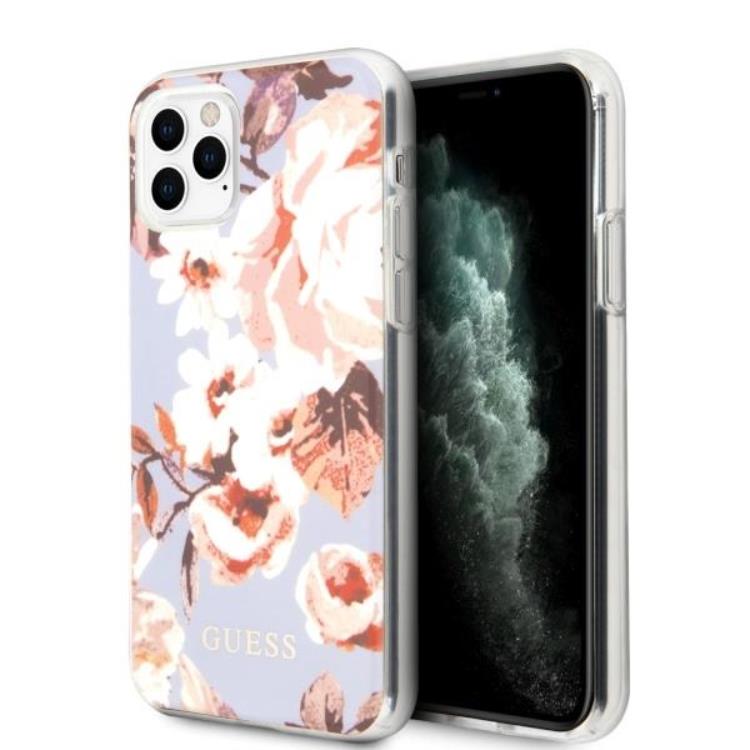 Guess Guess N ° 2 Flower Collection Skal iPhone 11 Pro Max - Lila