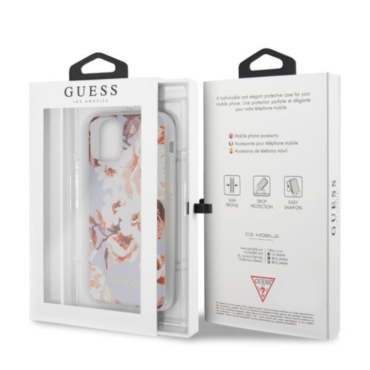 Guess Guess N ° 2 Flower Collection Skal iPhone 11 Pro Max - Lila