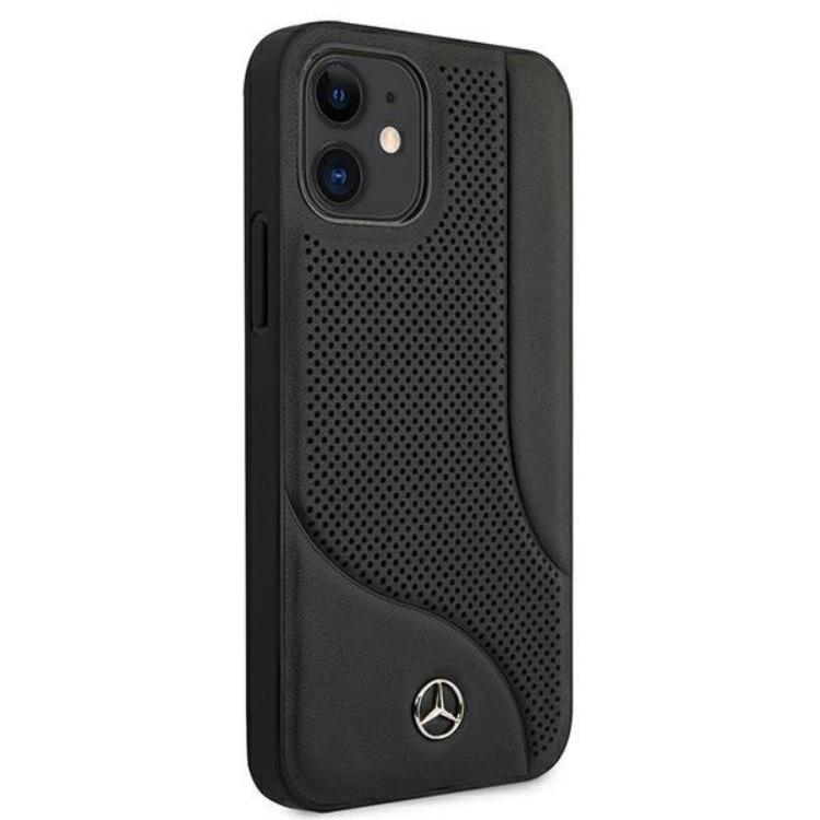 Mercedes Mercedes iPhone 12 Mini Skal Läder - Svart