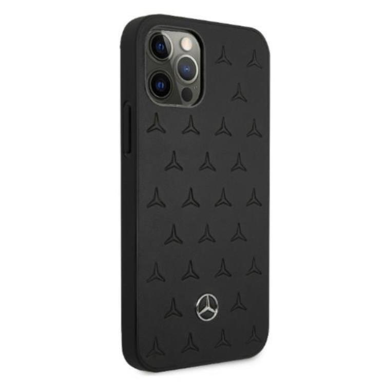 Mercedes Mercedes iPhone 12 Pro Max Skal Läder - Svart