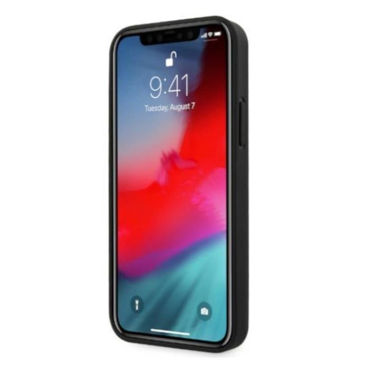 Mercedes Mercedes iPhone 12 Pro Max Skal Läder - Svart