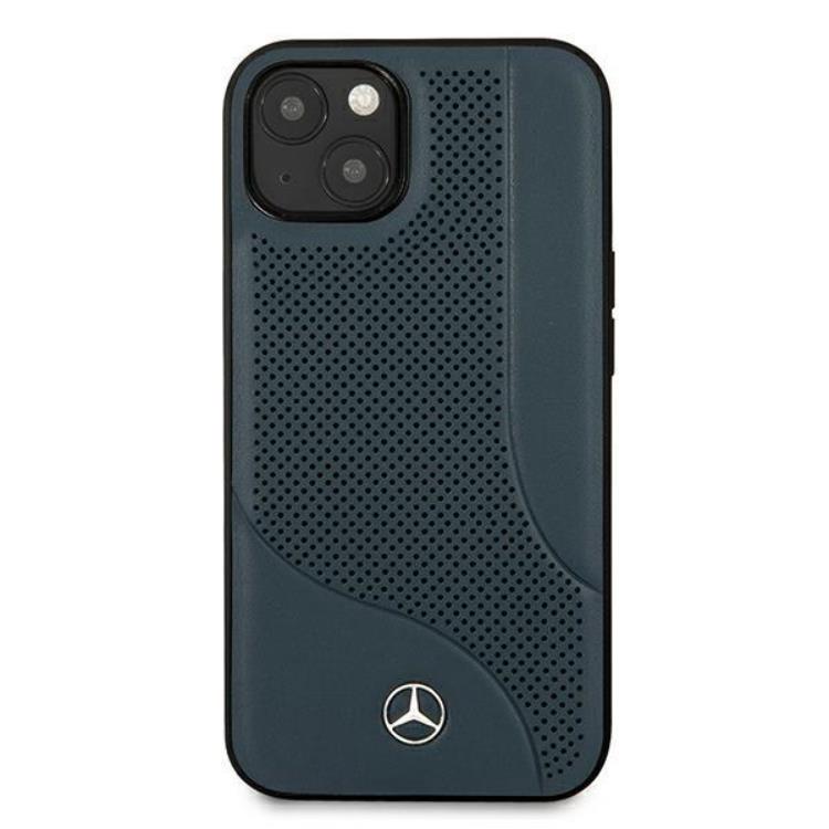 Mercedes Mercedes iPhone 13 Mini Skal Läder - Marinblå