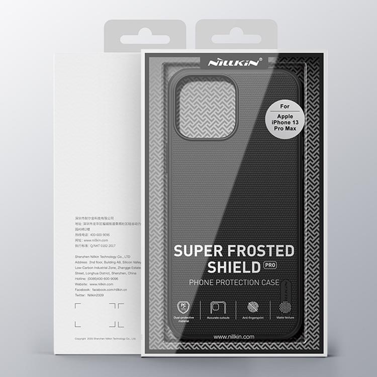 Nillkin Nillkin Super Frosted Skal iPhone 13 Pro Max - Svart