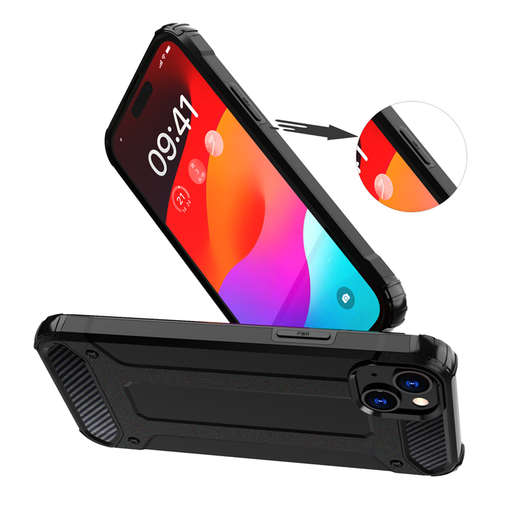 OEM Mobilskal till iPhone 15 Hybrid Armor - Blå