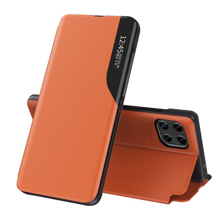 OEM Eco Leather View Fodral Galaxy A22 - Orange
