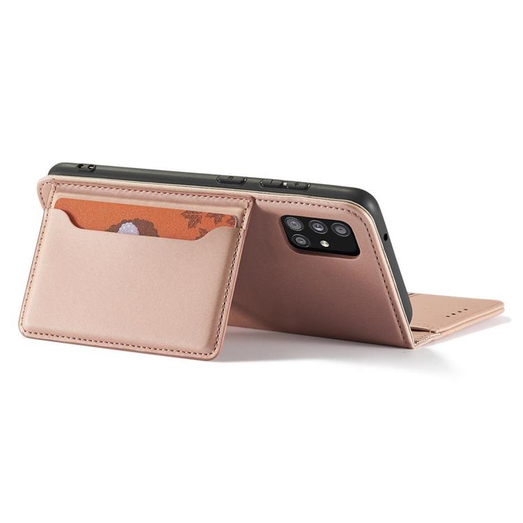 OEM Galaxy A12 5G (2020/2021) Plånboksfodral Magnet Stand - Rosa