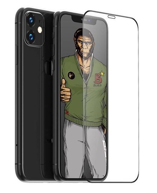 BlueO BlueO iPhone 14 Plus Skärmskydd i Härdat glas 5D - Svart