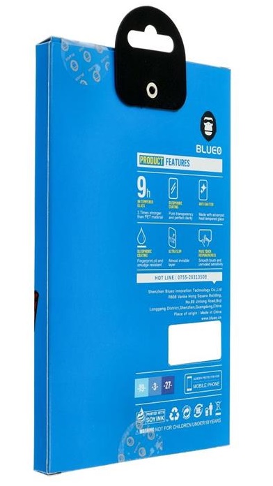 BlueO BlueO iPhone 14 Plus Skärmskydd i Härdat glas 5D - Svart