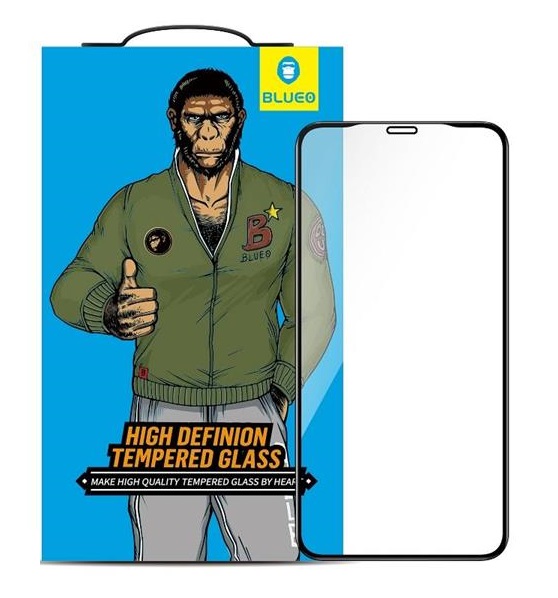 BlueO BlueO iPhone 14 Pro Skärmskydd i Härdat glas 5D - Svart