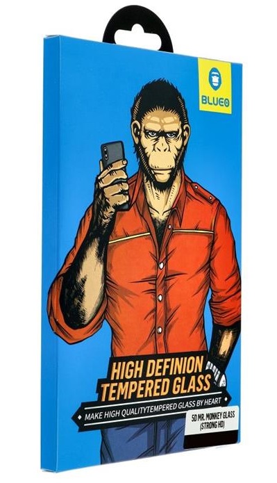 BlueO BlueO iPhone 14 Pro Skärmskydd i Härdat glas 5D - Svart