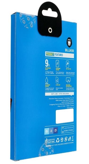 BlueO BlueO iPhone 14 Pro Skärmskydd i Härdat glas 5D - Svart