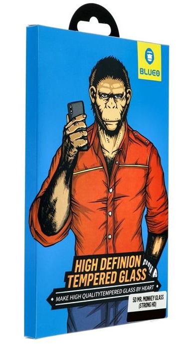 BlueO BlueO iPhone 14 Pro Max Skärmskydd i Härdat glas 5D - Svart