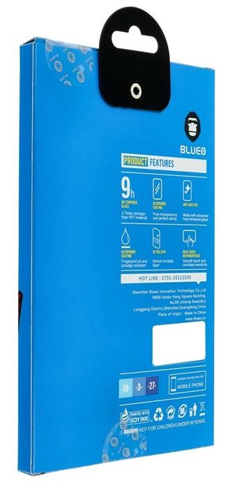 BlueO BlueO iPhone 14 Pro Max Skärmskydd i Härdat glas 5D - Svart