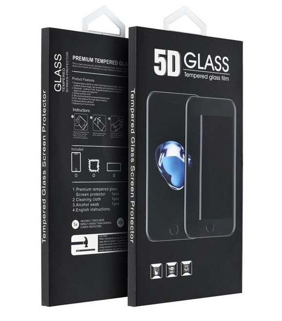 OEM Xiaomi Redmi 10C Härdat Glas Skärmskydd 5D Full Lim - Svart