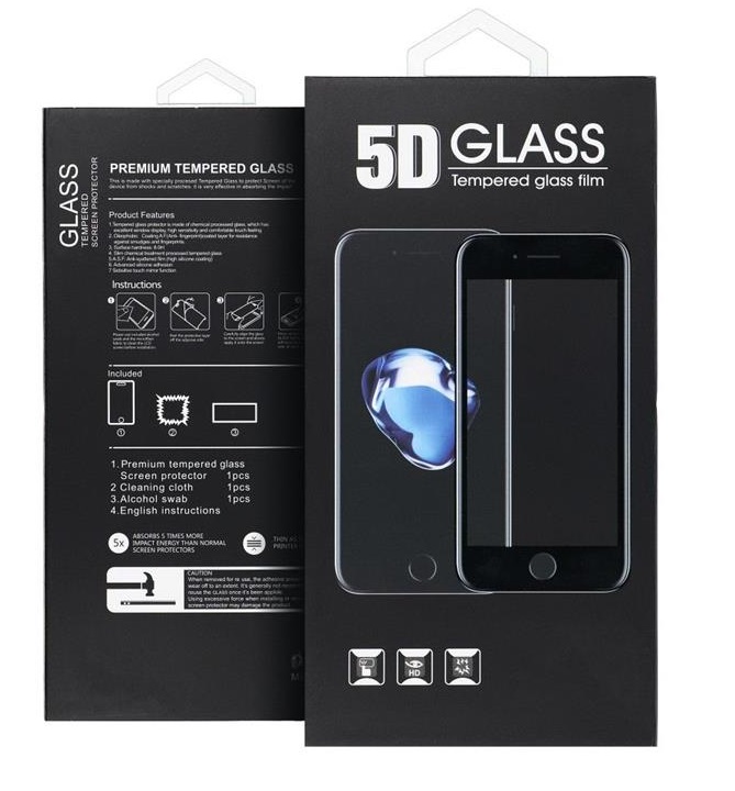 OEM Xiaomi Redmi 10C Härdat Glas Skärmskydd 5D Full Lim - Svart