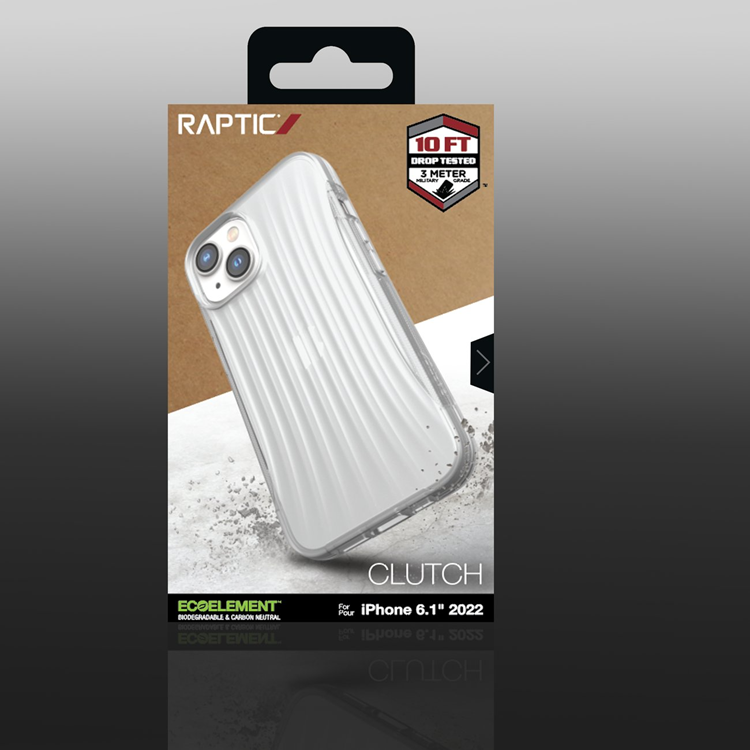 Raptic Raptic iPhone 14 Skal Clutch - Transparent