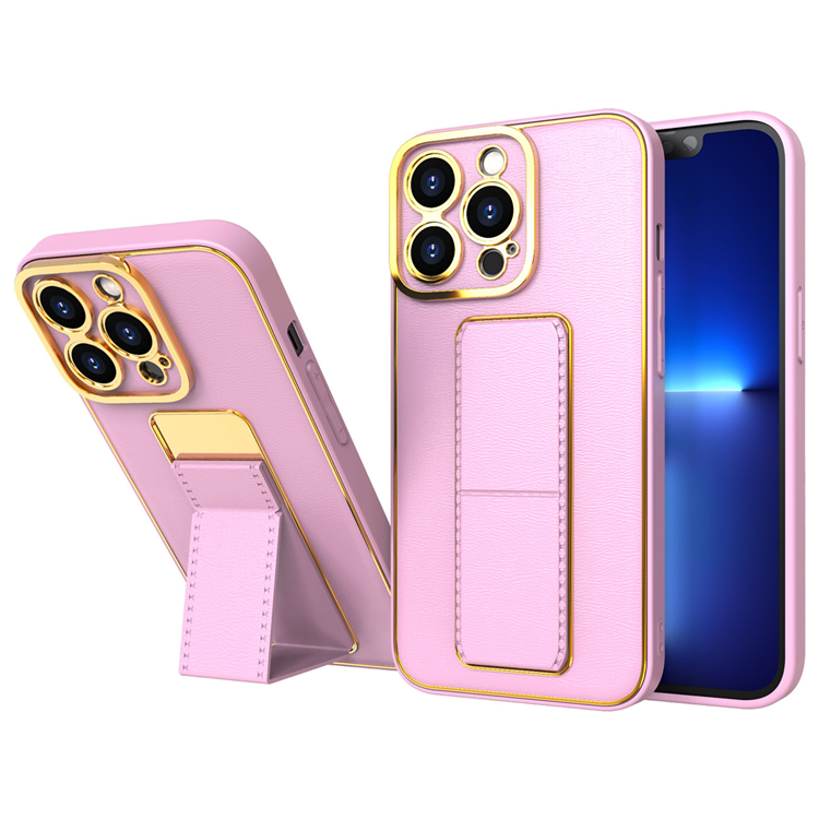 OEM iPhone 12 Pro Skal Kickstand - Rosa