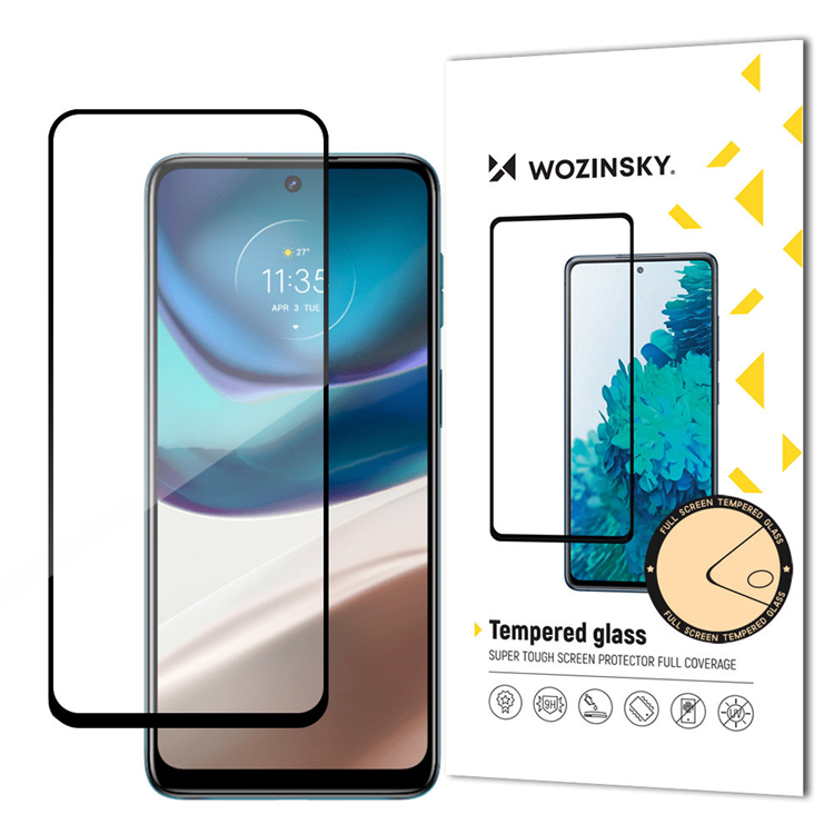 Wozinsky Wozinsky Motorola Moto G42 Härdat Glas Skärmskydd - Svart