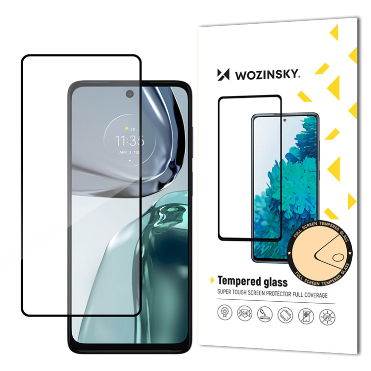 UTGATT1 Wozinsky Motorola Moto G62 Härdat Glas - Svart