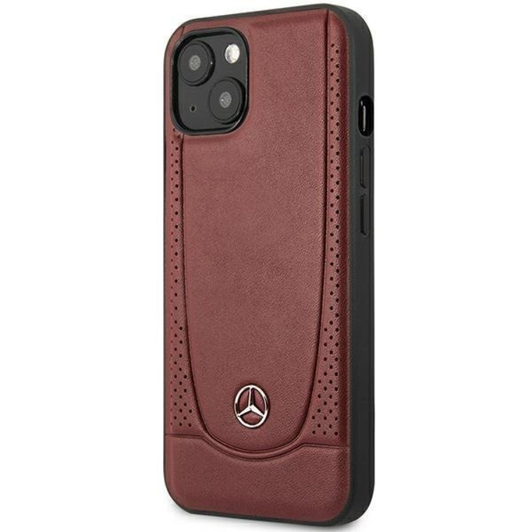 Mercedes Mercedes iPhone 14 Plus Skal Läder Urban Bengale - Röd