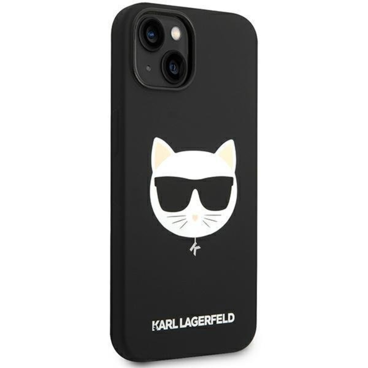 KARL LAGERFELD Karl Lagerfeld iPhone 14 Plus Skal MagSafe Silicone Choupette Head