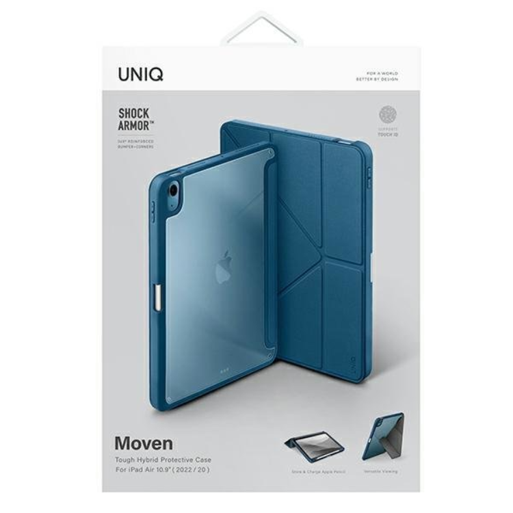 UNIQ UNIQ iPad Air 4/5 (2022/2020) Fodral Etui Moven - Blå