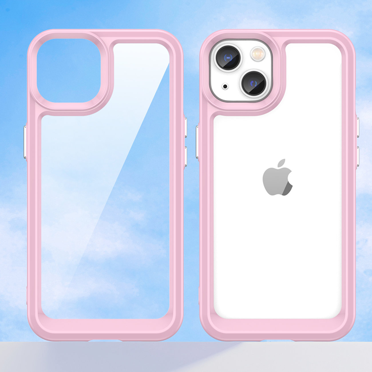 OEM iPhone 14 Plus Skal Outer Space - Rosa